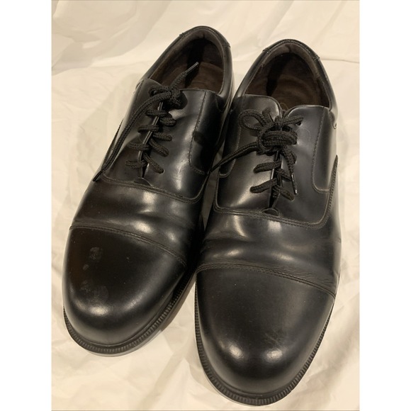 Rockport Other - ROCKPORT Men's Leather Oxford Cap Toe Lace Up Shoes - Size 10XW- M4348 - Black